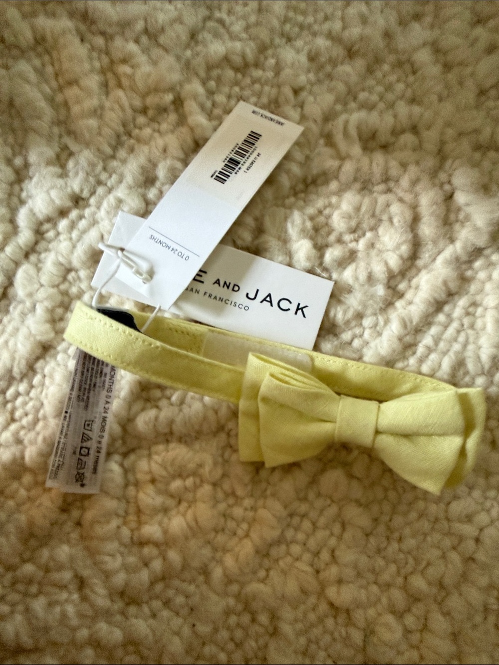 Janie and Jack Yellow Bow Headband